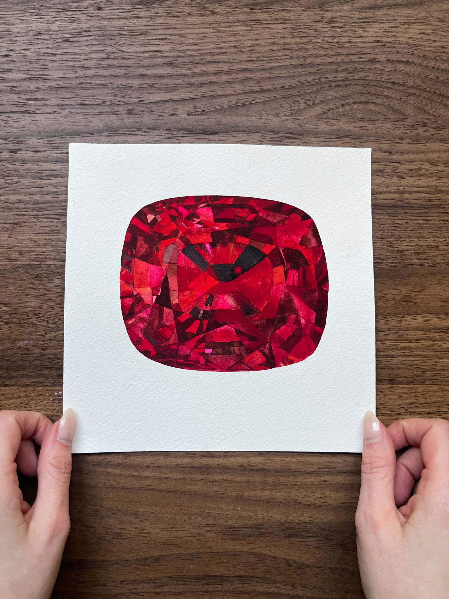 Ruby Gem Print 8x8