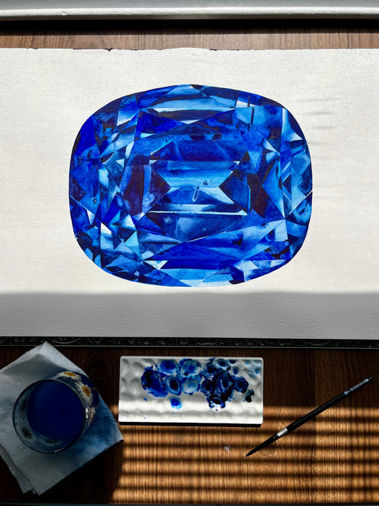 Big Blue Original Painting