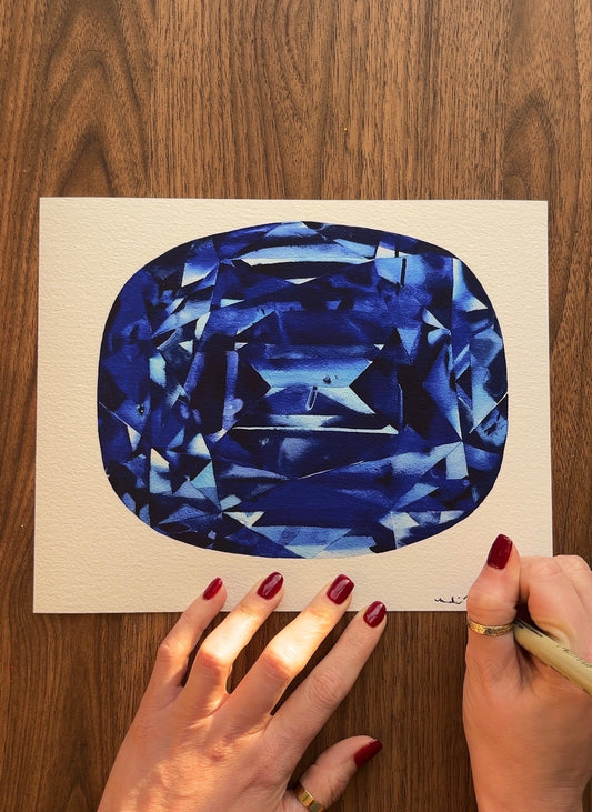 Big Blue Archival Print