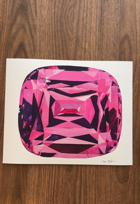 Pink Spinel Archival Print
