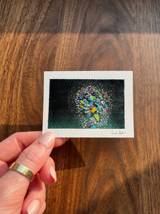 ACEO Fluid in Russian Emerald